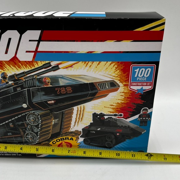 GI Joe - Cobra H.I.S.S. Tank 100 Piece Construction Set - Hasbro/Forever Clever - Picture 7 of 9